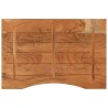 Dessus de bureau 100x60x2,5 cm rectangulaire bois massif acacia 