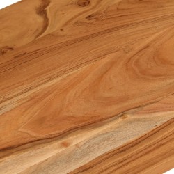 Dessus de bureau 100x60x2,5 cm rectangulaire bois massif acacia 