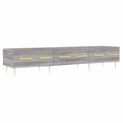 Meuble TV sonoma gris 150x36x30 cm bois d'ingénierie 