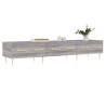 Meuble TV sonoma gris 150x36x30 cm bois d'ingénierie 