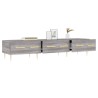 Meuble TV sonoma gris 150x36x30 cm bois d'ingénierie 