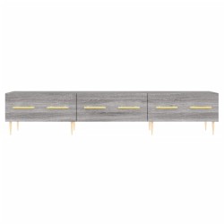 Meuble TV sonoma gris 150x36x30 cm bois d'ingénierie 
