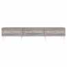 Meuble TV sonoma gris 150x36x30 cm bois d'ingénierie 