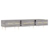 Meuble TV sonoma gris 150x36x30 cm bois d'ingénierie 