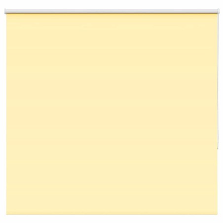 Store enrouleur occultant jaune largeur du tissu 141,6 cm 