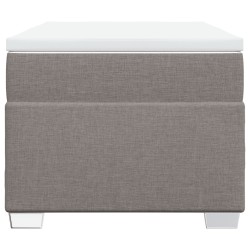 Sommier à lattes de lit avec matelas Taupe 90x190 cm Tissu 