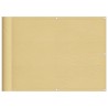 Écran de balcon sable 75x700 cm 100% polyester oxford 