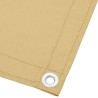 Écran de balcon sable 75x700 cm 100% polyester oxford 