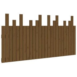 Tête de lit murale Marron miel 159,5x3x80 cm Bois massif de pin 