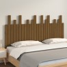 Tête de lit murale Marron miel 159,5x3x80 cm Bois massif de pin 