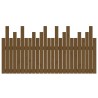 Tête de lit murale Marron miel 159,5x3x80 cm Bois massif de pin 