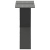 Pieds de table basse en forme de X, 2 pièces, anthracite, 40 x (30-31) cm, acier 