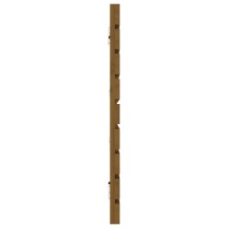 Tête de lit murale Marron miel 166x3x63 cm Bois massif de pin 