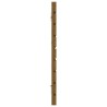 Tête de lit murale Marron miel 166x3x63 cm Bois massif de pin 