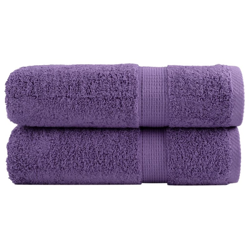 Essuie-mains de qualité supérieure SOLUND 2 pcs violet 600 g/m² 