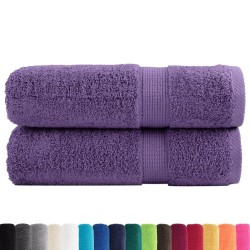Essuie-mains de qualité supérieure SOLUND 2 pcs violet 600 g/m² 