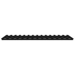 Cadre de lit sans matelas noir 75x190 cm bois de pin massif 