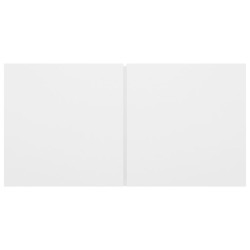 Meubles TV suspendus 2 pcs Blanc 60x30x30 cm 