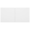 Meubles TV suspendus 2 pcs Blanc 60x30x30 cm 