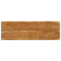 Banc avec bord vivant 105 cm bois d'acacia massif 