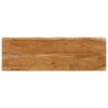 Banc avec bord vivant 105 cm bois d'acacia massif 