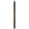Pieds de table de bar en forme de U, 2 pièces, acier naturel, 50 x (110-111) cm 