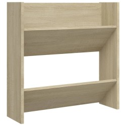Armoire à chaussures murale Chêne Sonoma 60x18x60 cm Aggloméré 