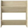 Armoire à chaussures murale Chêne Sonoma 60x18x60 cm Aggloméré 