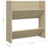 Armoire à chaussures murale Chêne Sonoma 60x18x60 cm Aggloméré 