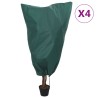 Housses de protection pour plantes avec cordon de serrage 4 pcs 