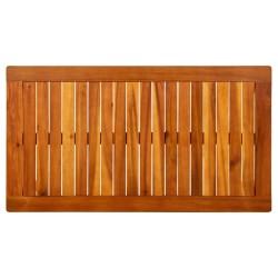 Table basse de jardin 90x50x36 cm Bois solide d'acacia 