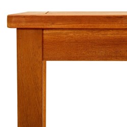 Table basse de jardin 90x50x36 cm Bois solide d'acacia 