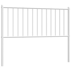 Tête de lit métal blanc 100 cm 