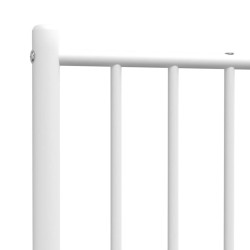 Tête de lit métal blanc 100 cm 