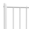 Tête de lit métal blanc 100 cm 
