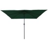 Parasol de jardin carré295x245 cm Vert 