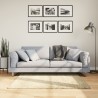 Tapis shaggy PAMPLONA poils longs moderne doré 120x120 cm 