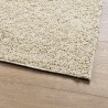 Tapis shaggy PAMPLONA poils longs moderne doré 120x120 cm 