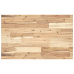 Dessus de meuble de salle de bain non traité bois d'acacia 