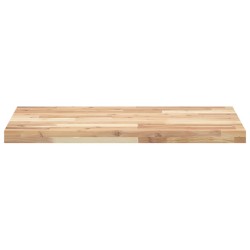 Dessus de meuble de salle de bain non traité bois d'acacia 