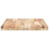 Dessus de meuble de salle de bain non traité bois d'acacia 