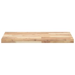 Dessus de bureau non traité 120x50x4 cm bois d'acacia massif 