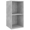 Meubles TV muraux 2 pcs Gris béton Bois d'ingénierie 