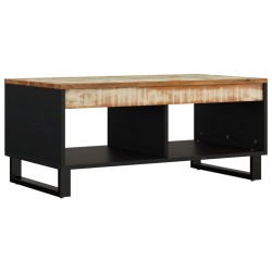 Table basse 90x50x40 cm bois de récupération massif 
