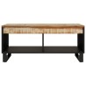 Table basse 90x50x40 cm bois de récupération massif 