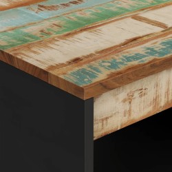 Table basse 90x50x40 cm bois de récupération massif 