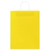 Sacs en papier 250 pcs avec poignées jaune 32x12x42 cm 