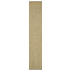 Tapis Sisal naturel 66x350 cm Vert 