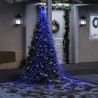 Guirlande de sapin de Noël 320 LED bleu 375 cm 