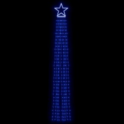 Guirlande de sapin de Noël 320 LED bleu 375 cm 